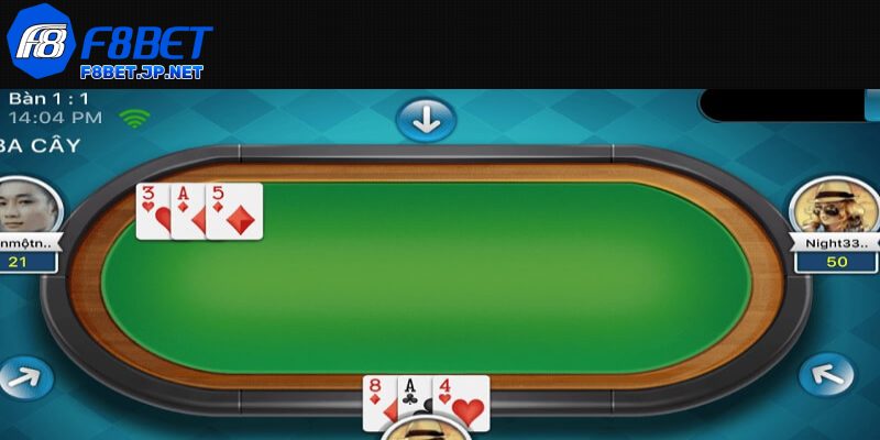 Đánh bài 3 người cân não từng nước đi