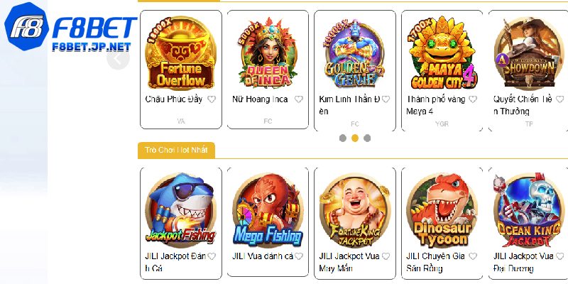 F8bet - Nền tảng chơi săn cá, kiếm thưởng đỉnh cao