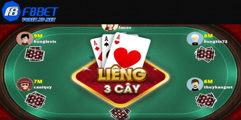 Liêng trò chơi thích hợp với bàn 3 người