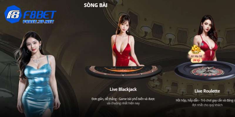 Trực tiếp từng ván bài cảm giác chân thật tại casino F8bet